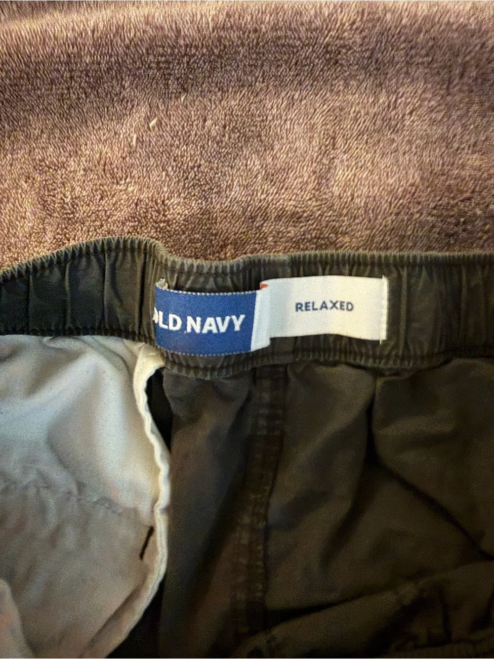 Grey Old Navy Boys Large Relaxed Cargo Shorts
